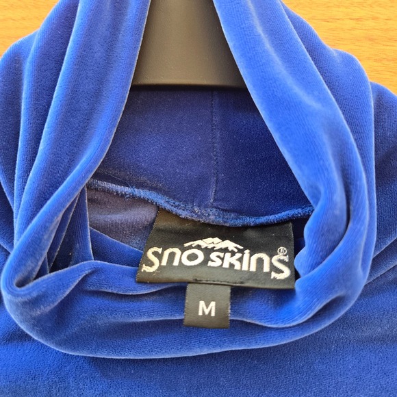 SNO SKINS Velvet Electric Blue Turtleneck - Picture 10 of 10